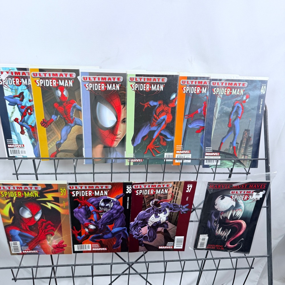 Ultimate Spider-Man 37-43 45 47 and Must Haves (reprints 33-36) lot Bendis